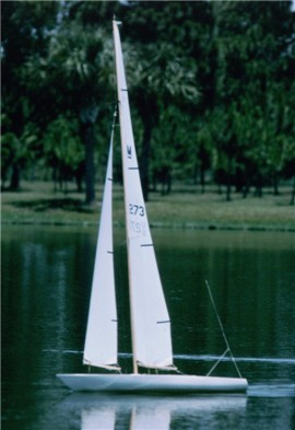 Soling R/C sailboat