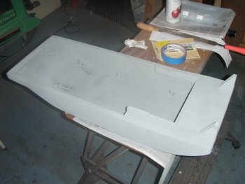 Top side ready for sanding & painting